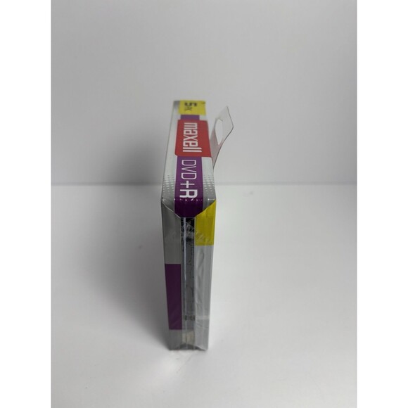 MAXELL DVD+R 16X 4.7GB 120 MINUTE BLANK MEDIA DISCS 5-Pack "BRAND NEW & SEALED" - Picture 3 of 6